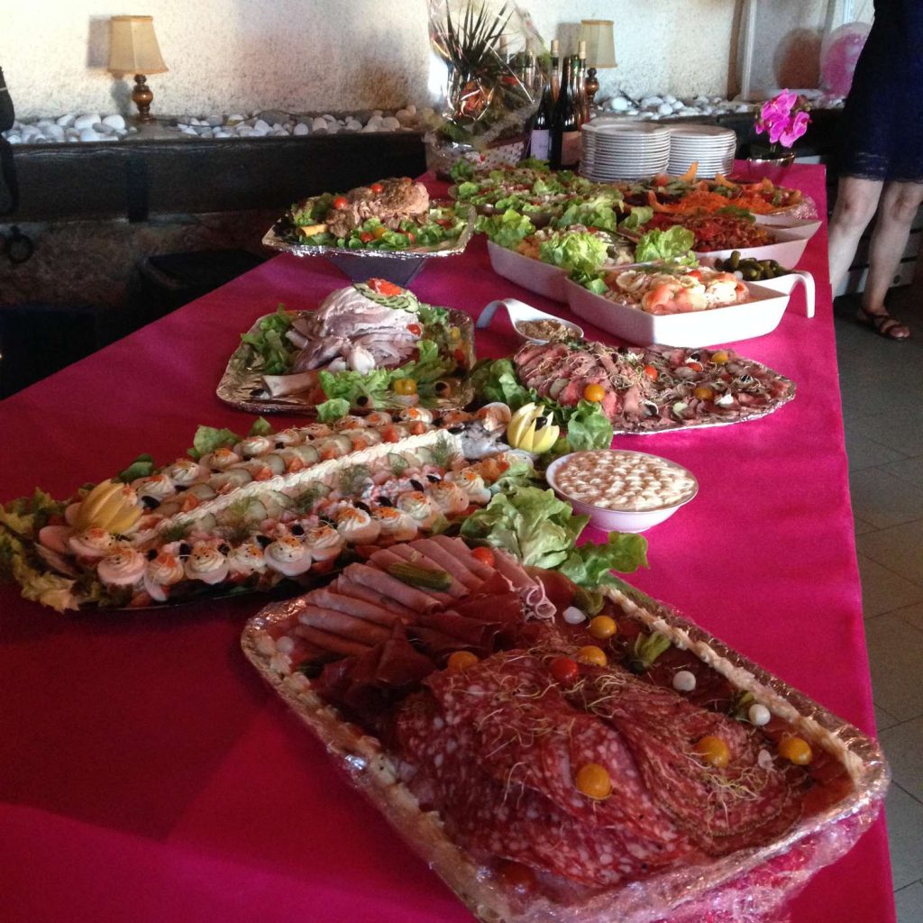 Buffet froid du lendemain de mariage pour 40 personnes