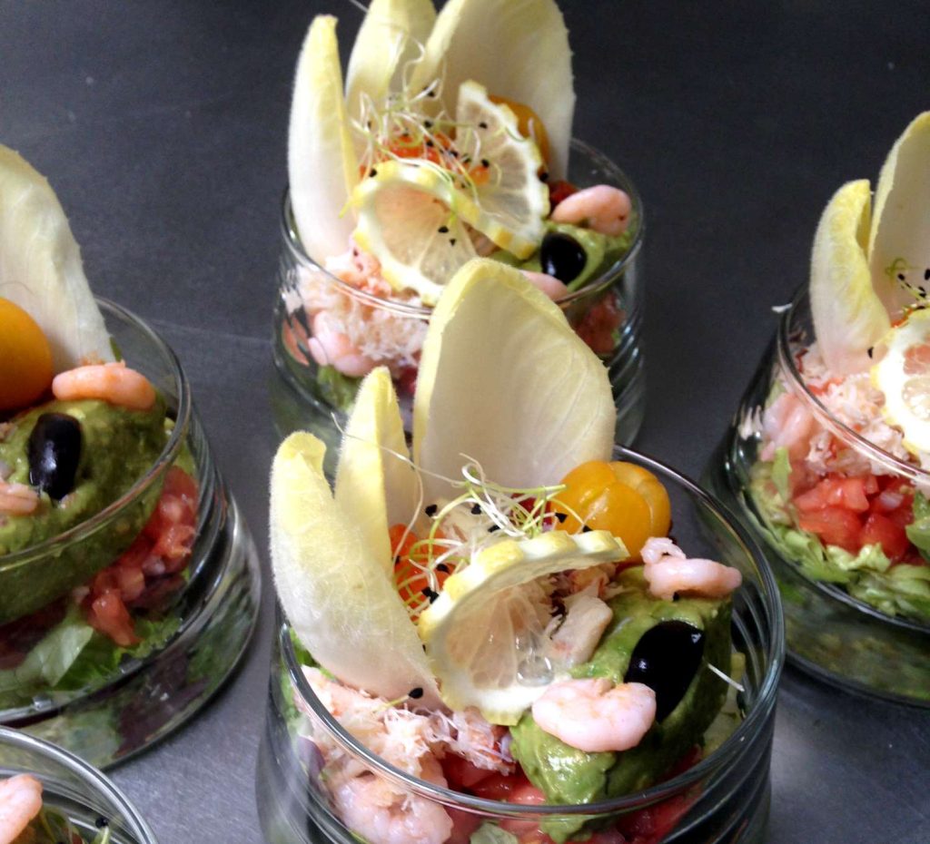 Verrine fraîcheur pour un cocktail dînatoire